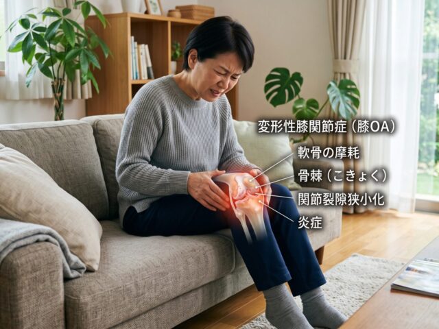 【変形性膝関節症】とは?初期症状とセルフチェックリスト