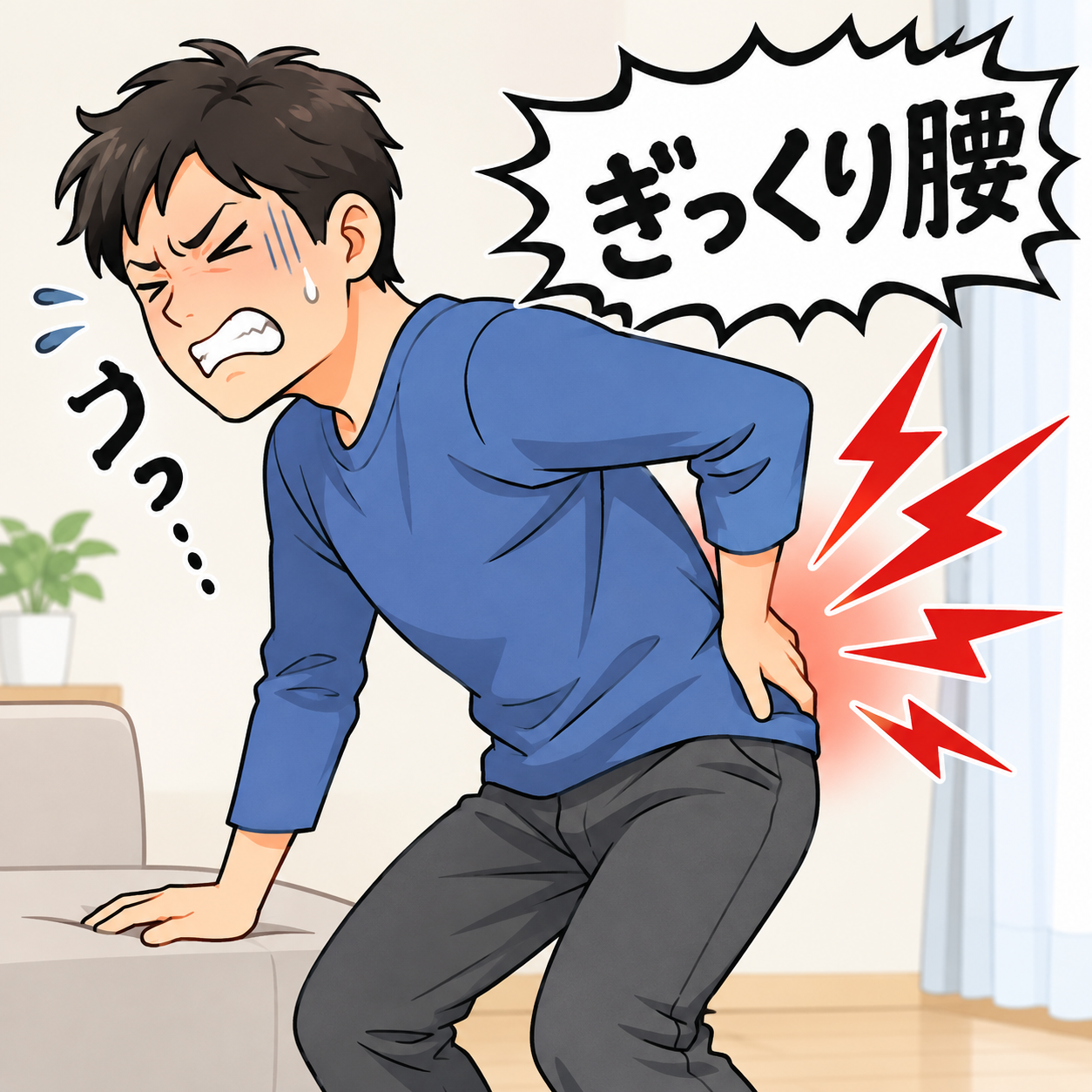 ぎっくり腰はどう対処すべき?自宅でできる応急処置と受診の目安